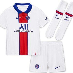 NIKE CD4593-101 Accor Paris Boy's Tee Shorts Socks